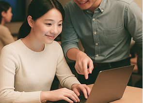 講師から学ぶ受講生の写真